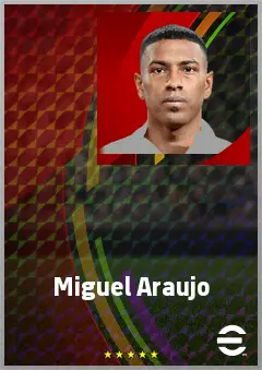 Miguel Araujo eFootball 2026 player card, 71 OVR CB