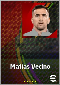 Matías Vecino eFootball 2026 player card, 76 OVR CMF