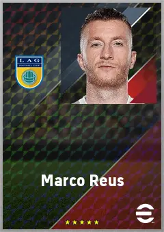 Marco Reus eFootball 2026 player card, 78 OVR AMF