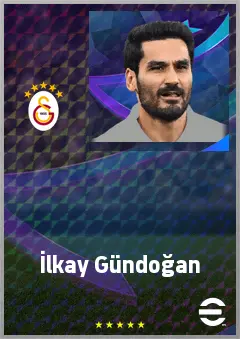 İlkay Gündoğan eFootball 2026 player card, 77 OVR CMF