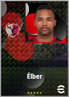 Élber eFootball 2026 player card, 72 OVR LWF