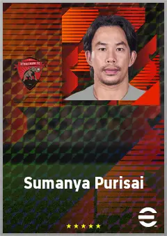 Sumanya Purisai eFootball 2026 player card, 65 OVR AMF