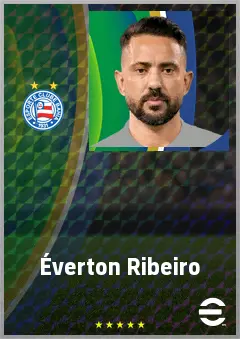 Éverton Ribeiro eFootball 2026 player card, 75 OVR RMF