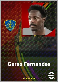 Gerso Fernandes eFootball 2026 player card, 72 OVR LWF