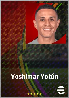 Yoshimar Yotún eFootball 2026 player card, 71 OVR CMF