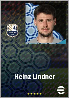 Heinz Lindner eFootball 2026 player card, 71 OVR GK