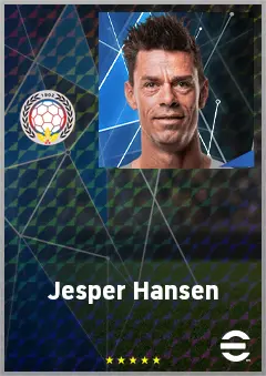 Jesper Hansen eFootball 2026 player card, 70 OVR GK