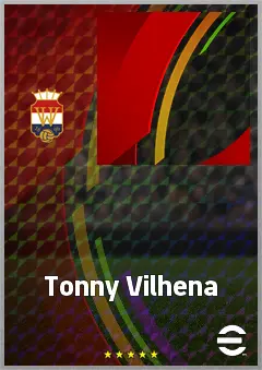 Tonny Vilhena eFootball 2026 player card, 72 OVR CMF