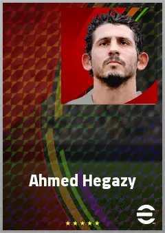 Ahmed Hegazy eFootball 2026 player card, 72 OVR CB