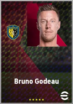 Bruno Godeau eFootball 2026 player card, 70 OVR CB