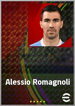Alessio Romagnoli eFootball 2026 player card, 77 OVR CB
