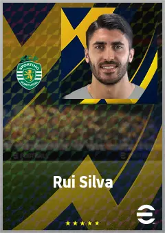 Rui Silva eFootball 2026 player card, 77 OVR GK