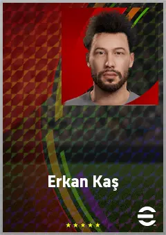 Erkan Kaş eFootball 2026 player card, 68 OVR LB