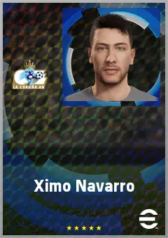 Ximo Navarro eFootball 2026 player card, 70 OVR RB