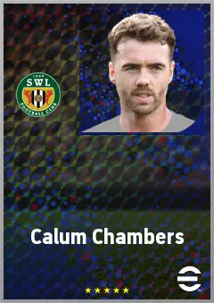 Calum Chambers eFootball 2026 player card, 72 OVR CB