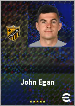 John Egan eFootball 2026 player card, 71 OVR CB