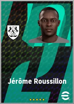 Jérôme Roussillon eFootball 2026 player card, 69 OVR LB