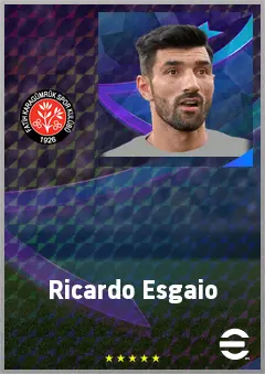 Ricardo Esgaio eFootball 2026 player card, 70 OVR RB
