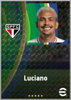 Luciano eFootball 2026 player card, 75 OVR SS