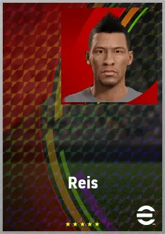 Reis eFootball 2026 player card, 71 OVR LWF