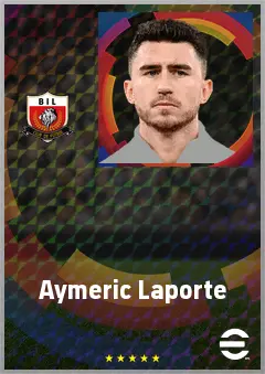 Aymeric Laporte eFootball 2026 player card, 78 OVR CB