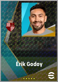 Érik Godoy eFootball 2026 player card, 73 OVR CB