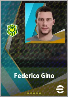 Federico Gino eFootball 2026 player card, 71 OVR CMF