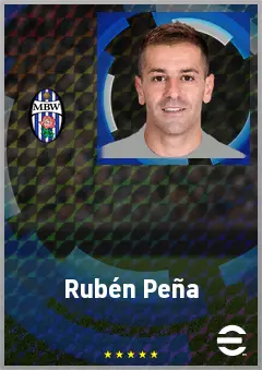 Rubén Peña eFootball 2026 player card, 71 OVR RB