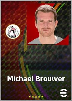 Michael Brouwer eFootball 2026 player card, 71 OVR GK