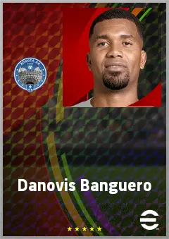 Danovis Banguero eFootball 2026 player card, 72 OVR LB