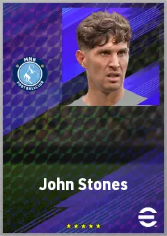 John Stones eFootball 2026 player card, 79 OVR CB
