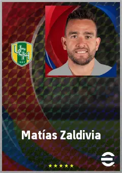 Matías Zaldivia eFootball 2026 player card, 71 OVR CB