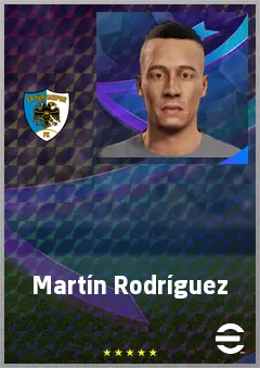 Martín Rodríguez eFootball 2026 player card, 69 OVR LWF