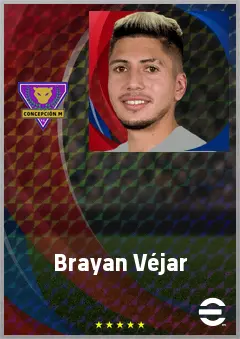 Brayan Véjar eFootball 2026 player card, 69 OVR RB