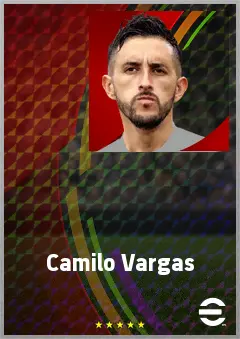 Camilo Vargas eFootball 2026 player card, 74 OVR GK