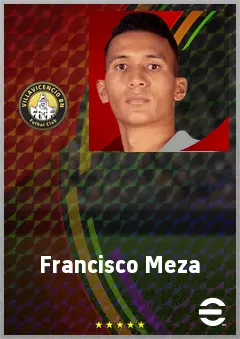 Francisco Meza eFootball 2026 player card, 71 OVR CB