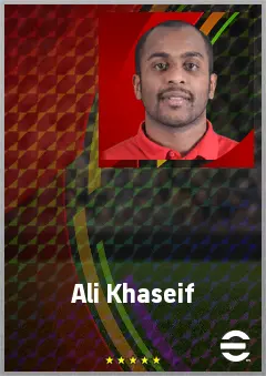 Ali Khaseif eFootball 2026 player card, 69 OVR GK