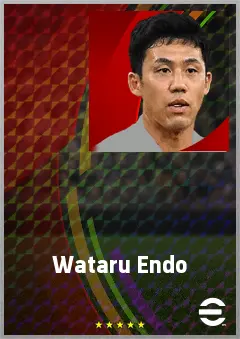 Endo Wataru eFootball 2026 player card, 78 OVR DMF