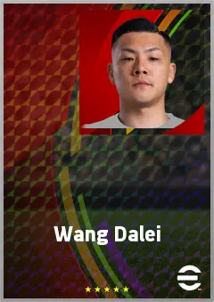 Wang Dalei eFootball 2026 player card, 71 OVR GK