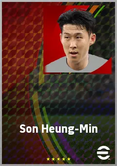 Son Heung-Min eFootball 2026 player card, 83 OVR LWF