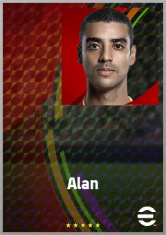 Alan eFootball 2026 player card, 70 OVR CF