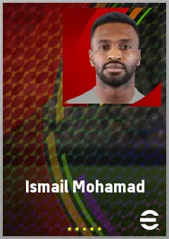 Ismail Mohamad eFootball 2026 player card, 69 OVR RB