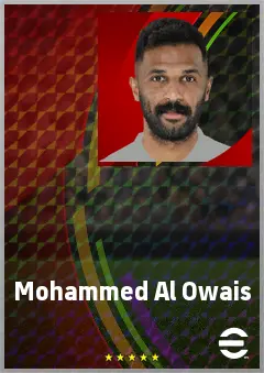 Mohammed Al Owais eFootball 2026 player card, 72 OVR GK