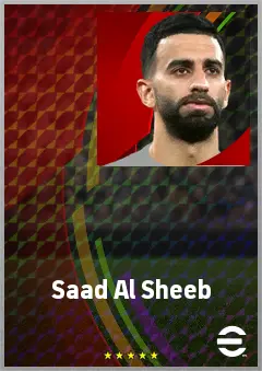 Saad Al Sheeb eFootball 2026 player card, 70 OVR GK