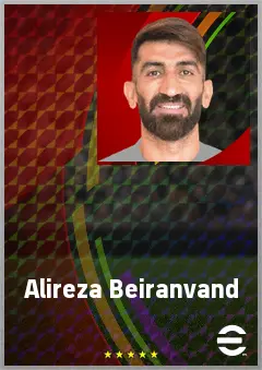 Alireza Beiranvand eFootball 2026 player card, 72 OVR GK