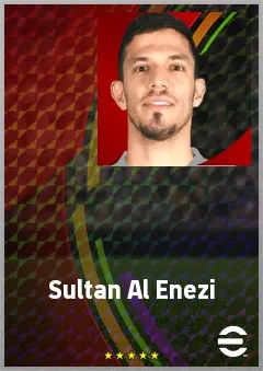 Sultan Al Enezi eFootball 2026 player card, 66 OVR DMF