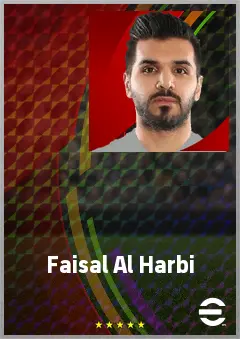 Faisal Al Harbi eFootball 2026 player card, 66 OVR AMF