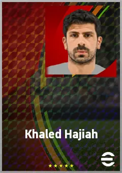 Khaled Hajiah eFootball 2026 player card, 67 OVR CB