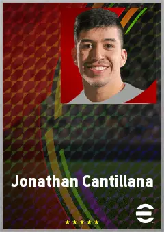 Jonathan Cantillana eFootball 2026 player card, 66 OVR CMF