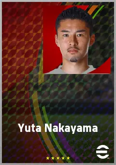 Nakayama Yuta eFootball 2026 player card, 70 OVR CB